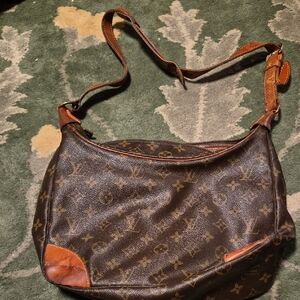 Brown Monogram Shoulder Bag